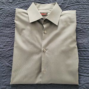 J. Ferrar Dress Shirt Gray Medium 15-15-1/2 32/33